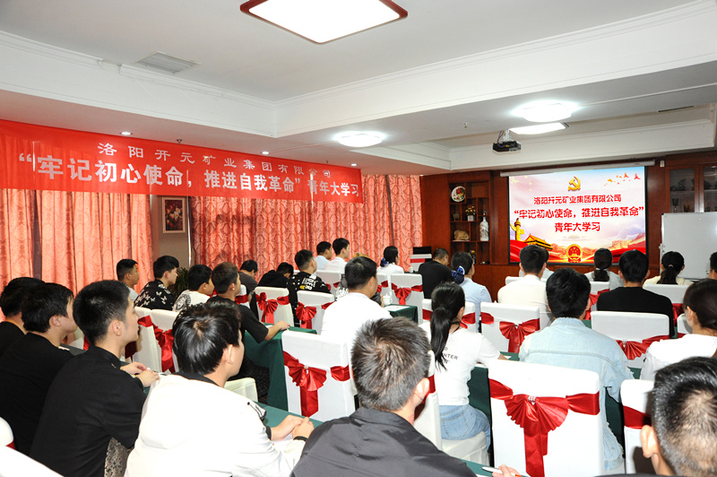 開元集團組織青年員工進行“牢記初心使命，推進自我***”大學習